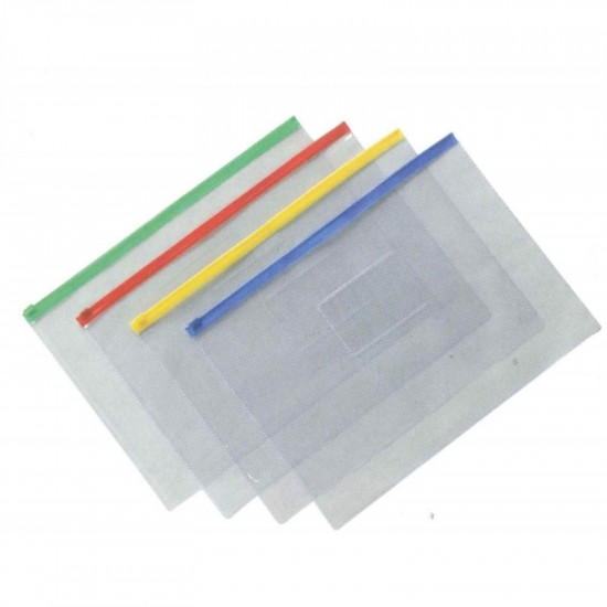 Buste con cerniera Plastidea - colori assortiti