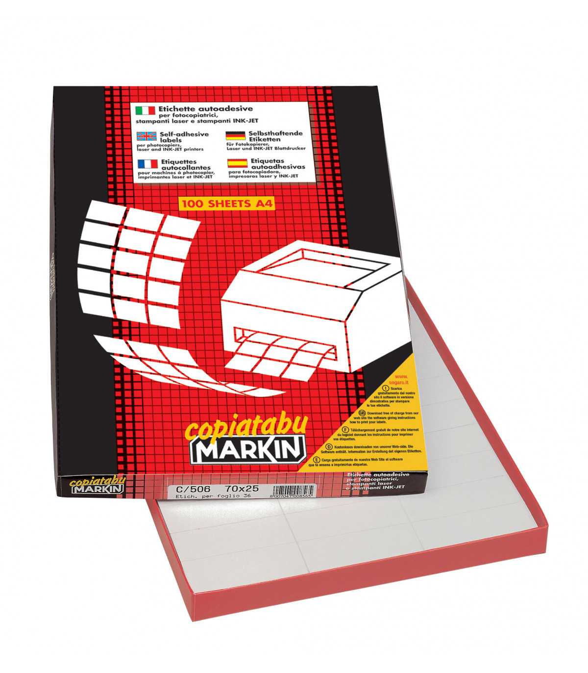 Etichette Markin A4 A/400 (65et/fg) - Shop Online - Immagine Srl