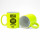 TAZZA FLUORESCENTE GIALLA