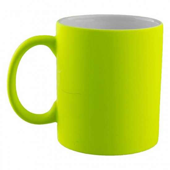 TAZZA FLUORESCENTE GIALLA