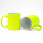 TAZZA FLUORESCENTE GIALLA