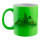 TAZZA FLUORESCENTE VERDE