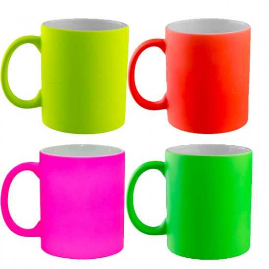 TAZZA FLUORESCENTE FUCSIA