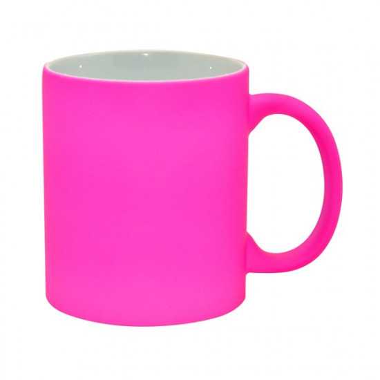 TAZZA FLUORESCENTE FUCSIA