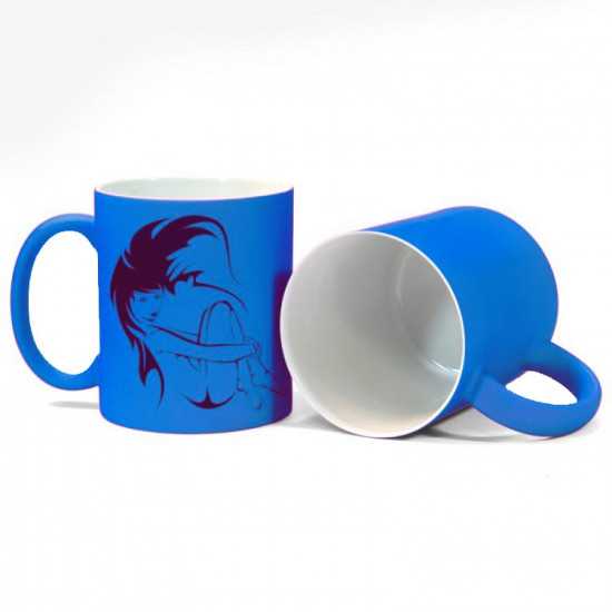 TAZZA FLUORESCENTE FUCSIA