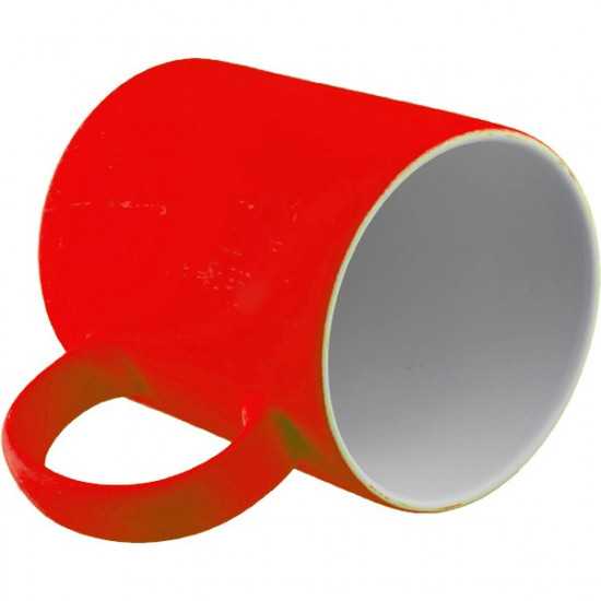 TAZZA FLUORESCENTE ROSSO