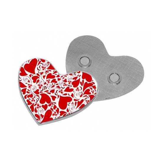MAGNETE IN METALLO A CUORE