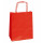 Shopper in carta twisted rosso cordino