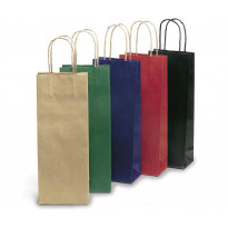 Shopper in carta portabottiglie