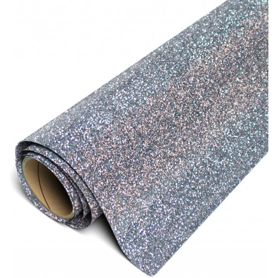 Siser Glitter Silver Black G0061