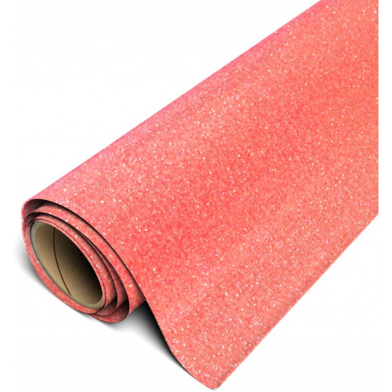 Siser Glitter Neon Grapefruit G0104