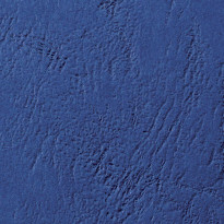 Dettaglio della goffratura similpelle del cartoncino Grain Cuir blu scuro