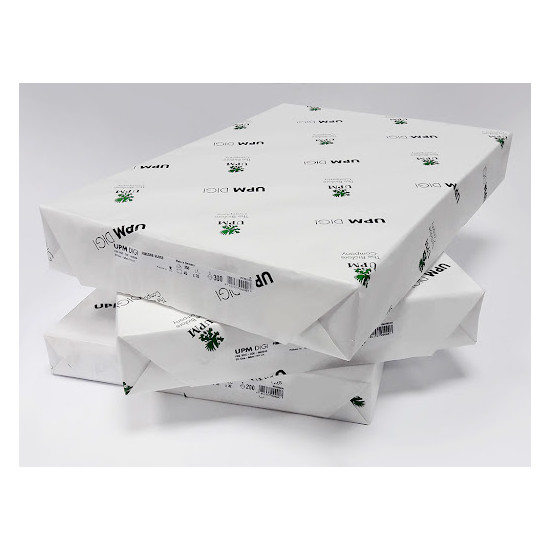 Carta UPM Digi Finesse Gloss in risme per tipografia e copisteria