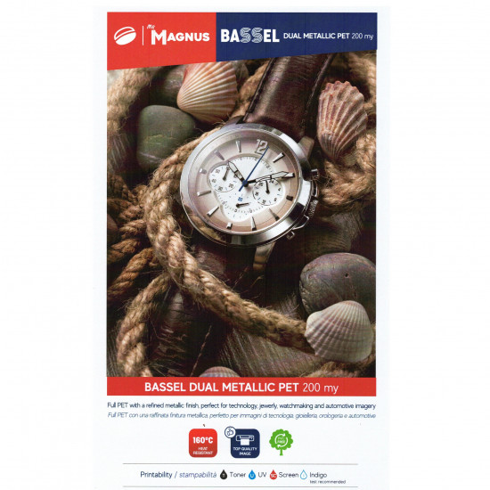 Bassel Dual Metallic Pet - Poliestere con finitura metallica