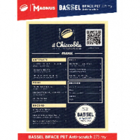 Bassel Biface PET - Poliestere bianco opaco