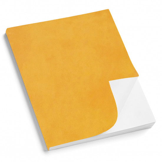 Copertina morbida Perla Giallo in similpelle liscia satinata effetto marmorizzato