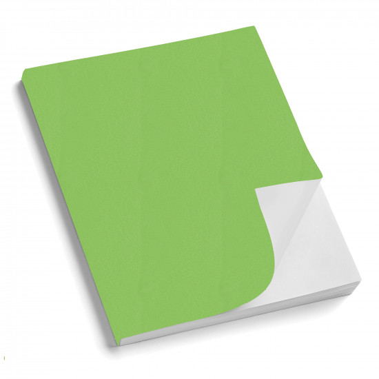 Copertina morbida Venus Lime in similpelle goffrata effetto vera pelle