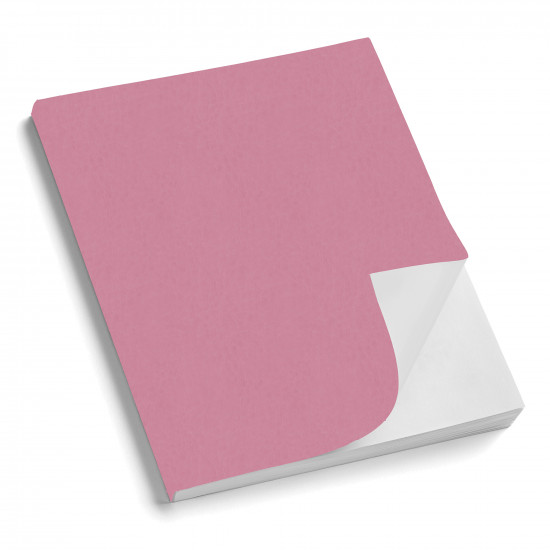 Copertina morbida Panama Rosa Antico in similpelle satinata leggermente marcata