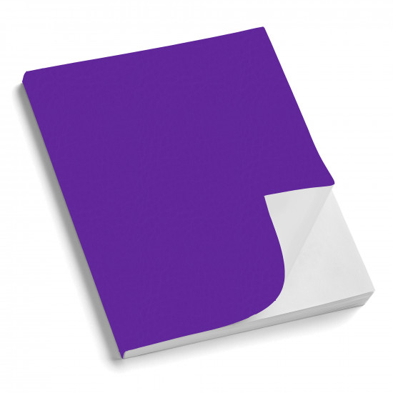 Copertina morbida Panama Viola in similpelle satinata leggermente marcata