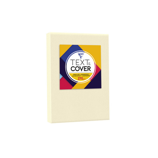 Clairefontaine Toilé Fin Blanc Ivoiré