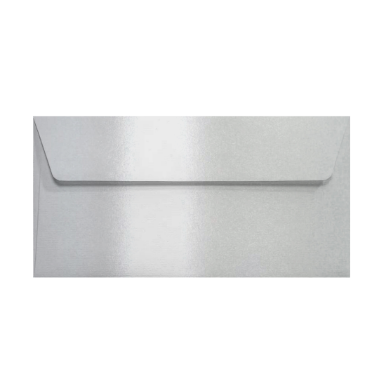 Buste in carta Favini Majestic Real Silver 11x22 cm