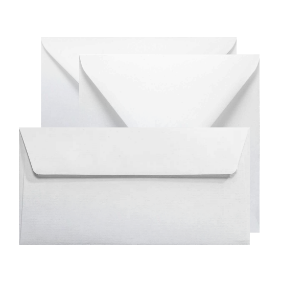 Buste in carta Fedrigoni Splendorgel Extra White