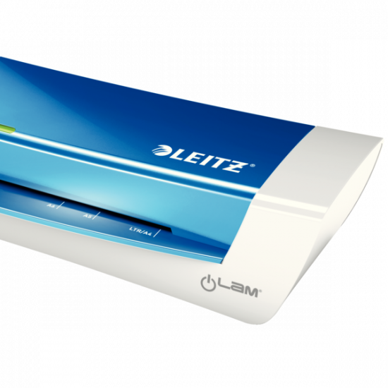 Plastificatrice A4 - Leitz ILam HomeOffice - blu metal