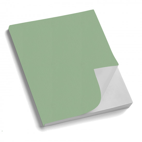 Copertina morbida Venus Salvia in similpelle goffrata effetto vera pelle