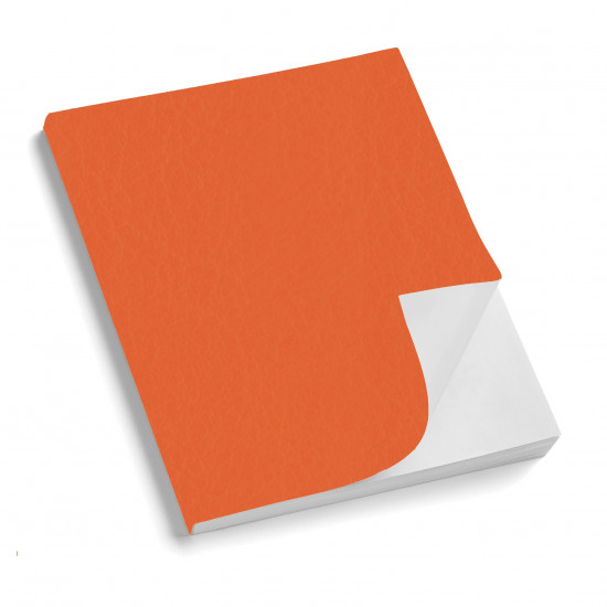 Copertina morbida Venus Arancio in similpelle goffrata effetto vera pelle