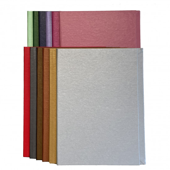 Copertine tesi rigide Athena assortimento flessibile effetto tessuto 12 colori