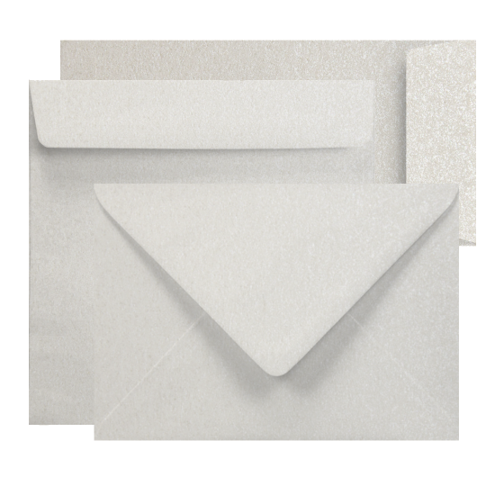 Buste in carta Fedrigoni Sirio Pearl Oyster Shell