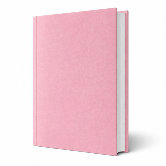 Copertina tesi rigida Panama Rosa Antico finitura satinata marcata