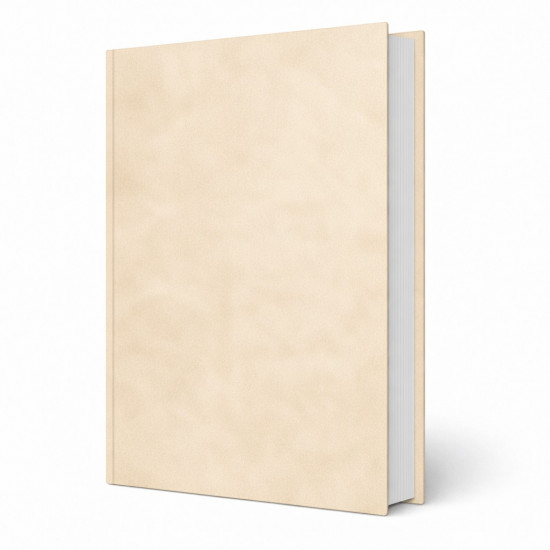 Copertina tesi rigida Perla Avorio effetto marmorizzato