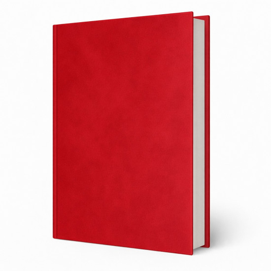 Copertine per tesi rigide Perla Rosso in similpelle marmorizzata