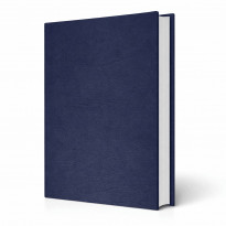 Copertine per tesi rigide Venus Blu in similpelle opaca effetto pelle