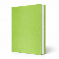 Copertine per tesi rigide Venus Lime in similpelle opaca effetto pelle