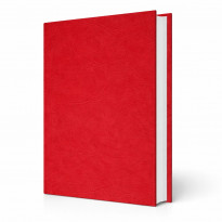 Copertine per tesi rigide Venus Rosso in similpelle opaca effetto pelle