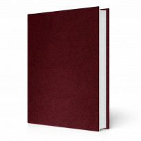 Copertine per tesi rigide Venus Bordeaux in similpelle opaca effetto pelle