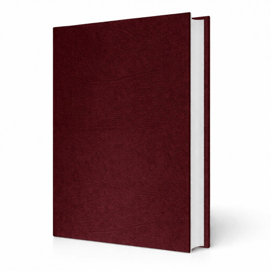 Copertine per tesi rigide Venus Bordeaux in similpelle opaca effetto pelle