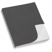 Copertina morbida Perla Ardesia in similpelle liscia satinata effetto marmorizzato