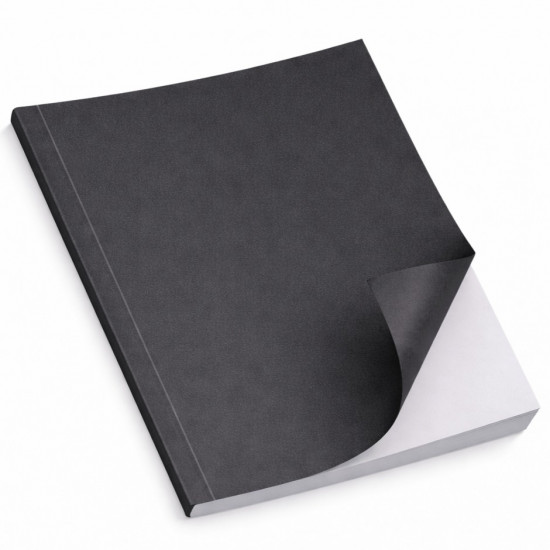 Copertine stese Arcobaleno Grafite in cartoncino Burano Favini 250 g/m²