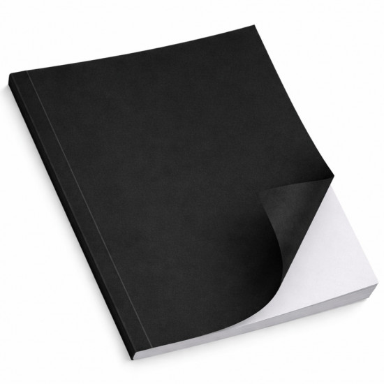 Copertine stese Arcobaleno Nero in cartoncino Burano Favini 250 g/m²