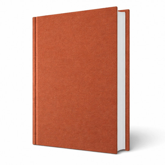 Copertina tesi rigida Athena Rame metallizzata effetto tessuto