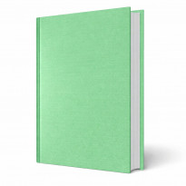 Copertina tesi rigida Athena Menta effetto tessuto