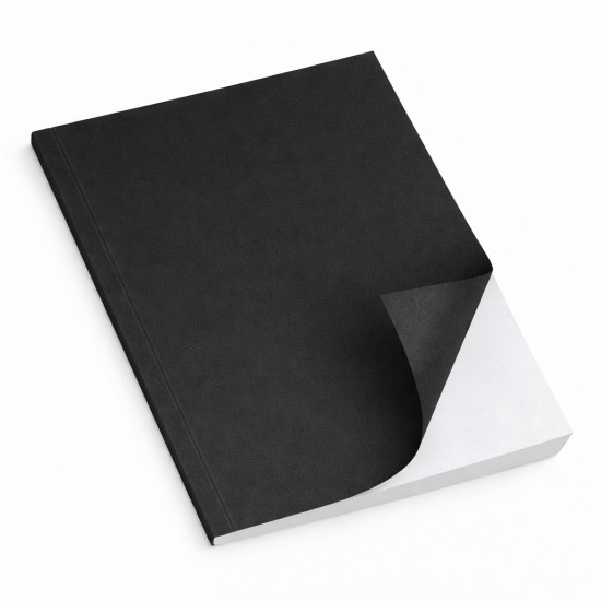 Copertine stese in cartoncino Favini Crush Cocco nero profondo con sfumature brune naturali 250 g