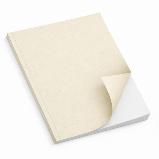 Copertine stese in cartoncino Fedrigoni Woodstock Betulla avorio naturale puntinato 260 g