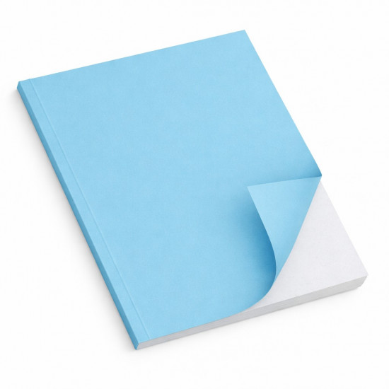 Copertine stese in cartoncino Fedrigoni Woodstock Azzurro azzurro delicato e naturale 260 g