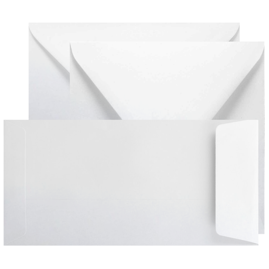 Buste in carta Fedrigoni Splendorgel Extra White