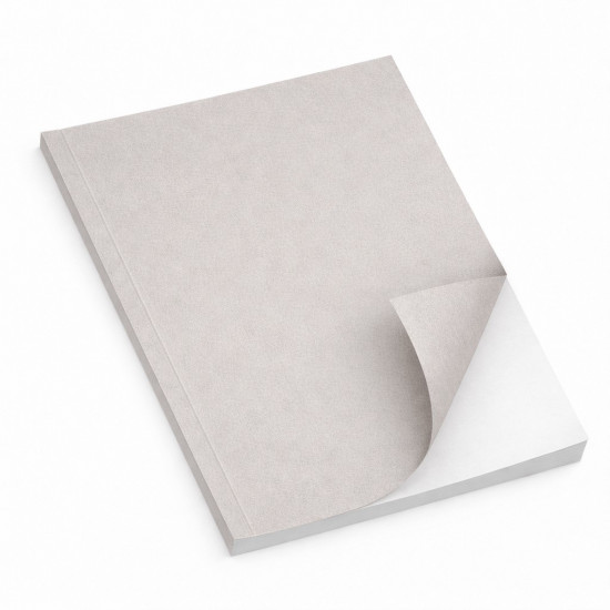 Copertine morbide Terra Clay in cartoncino Fedrigoni Materica grigio argilla