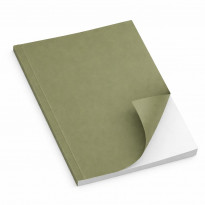 Copertine morbide Terra Verdigris in cartoncino Fedrigoni Materica verde-grigio naturale